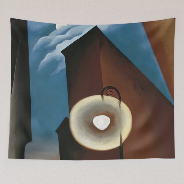 Item preview, New York With Moon By Georgia O'keeffe designed and sold by LOIKAMT.