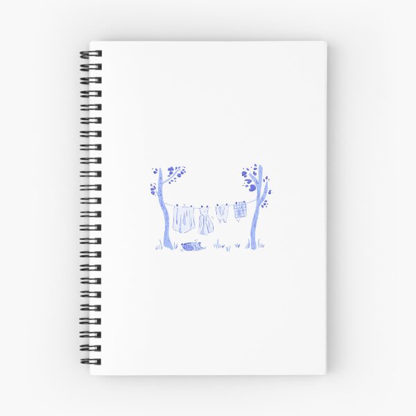 Item preview, Clothes line with vichy patterned clothes, country landscape  designed and sold by rizdrawings.