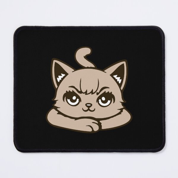 Item preview, Mischievous Cat Kitten Resting Paws Determined Stare Cute designed and sold by shirt-o-mat.