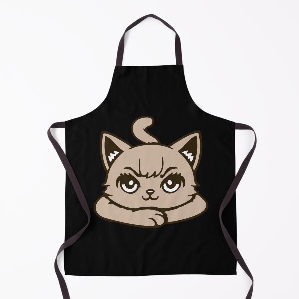Item preview, Mischievous Cat Kitten Resting Paws Determined Stare Cute designed and sold by shirt-o-mat.