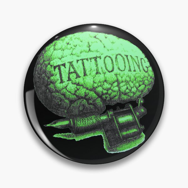 Item preview, Tattooing on the brain! Green designed and sold by TheTattooGuy.