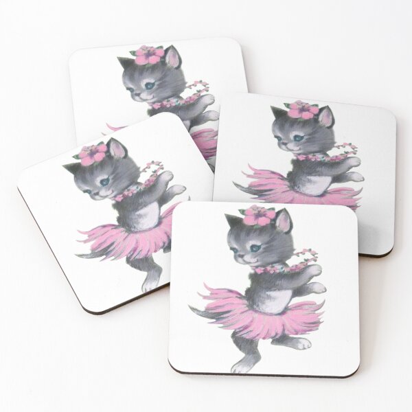 Item preview, Hawaiian vintage cat  designed and sold by Pixiedrop.