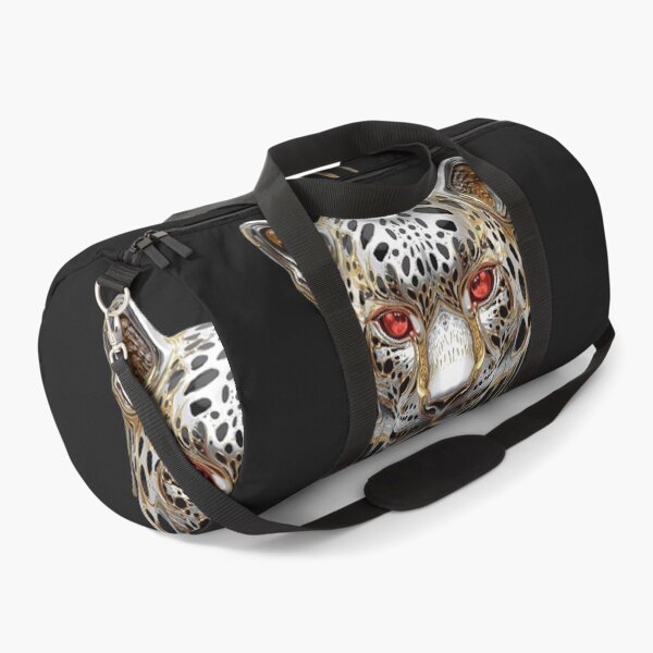 Item preview, Futuristic Silver Leopard Emerging From Liquid Golden Streams designed and sold by Kony83.