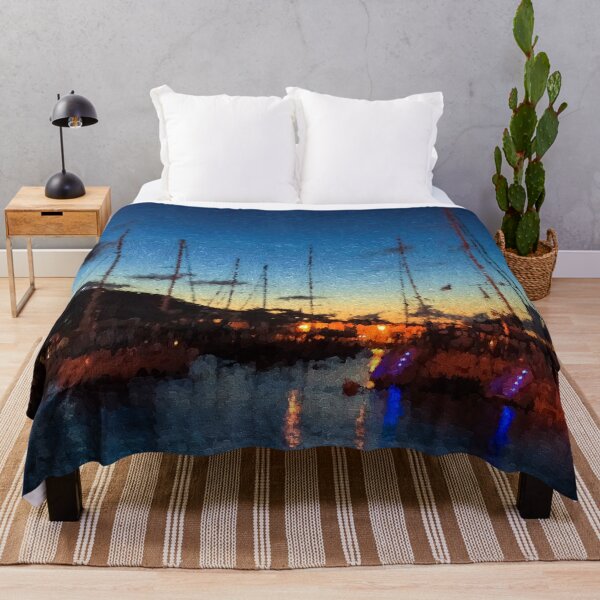 Item preview, Gustavia, St. Barts Harbor Impressions designed and sold by Georgia Mizuleva.