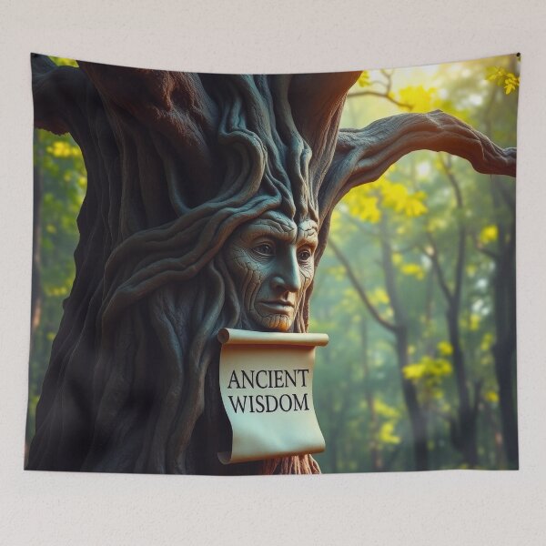 Item preview, Ancient Tree Wisdom designed and sold by CTM ArtStudio.