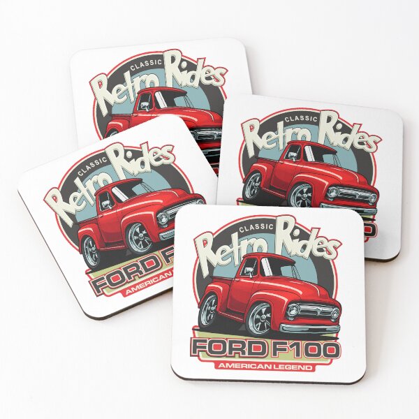 Artikelvorschau, Retro-Fahrten Ford F100 entworfen und verkauft von dpi-print.
