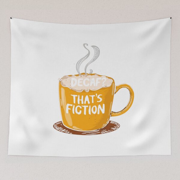 Item preview, Decaf That’s Fiction coffee life designed and sold by Coffread.