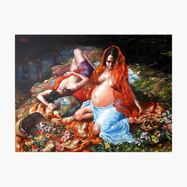 Sisters Photographic Print