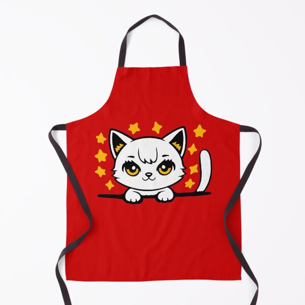 Item preview, Cute Cat Kitten Peeking Golden Eyes Stars Adorable designed and sold by shirt-o-mat.