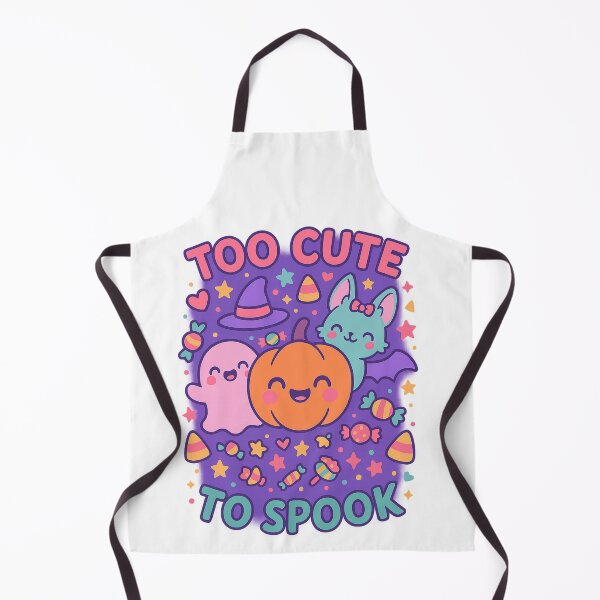Item preview, Too Cute to Spook | Colorful Kawaii Halloween Design designed and sold by QuestandQuirk.