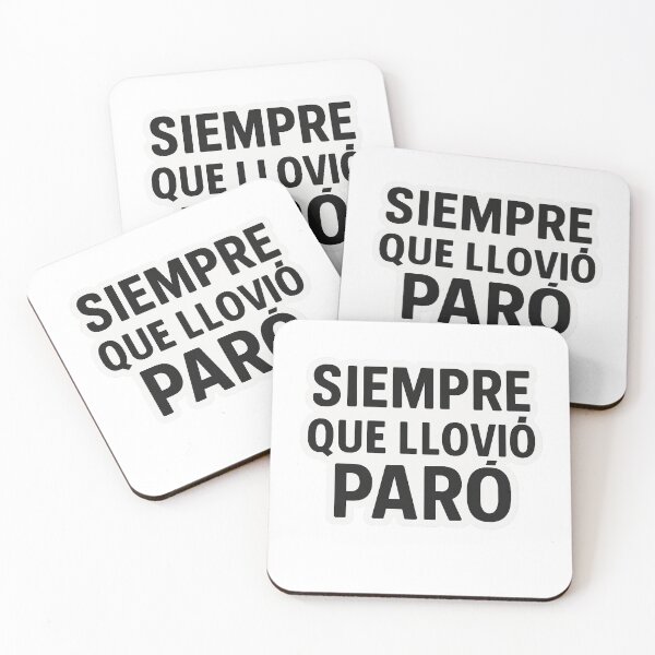 Item preview, Whenever it rained, it stopped – Uruguayan Saying designed and sold by CapyToon.