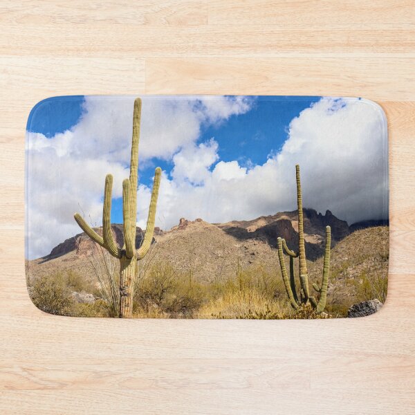 Item preview, Wonderful Saguaro Cacti Clouds And Catalina Mountains  designed and sold by simonjayphotos.