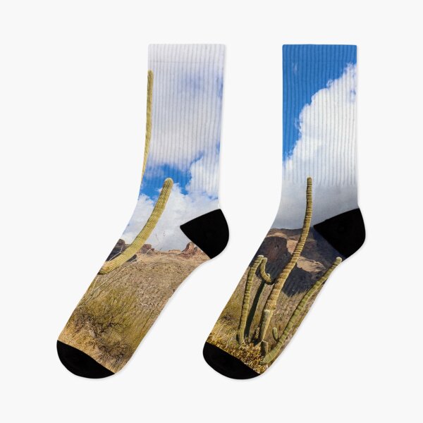 Item preview, Wonderful Saguaro Cacti Clouds And Catalina Mountains  designed and sold by simonjayphotos.