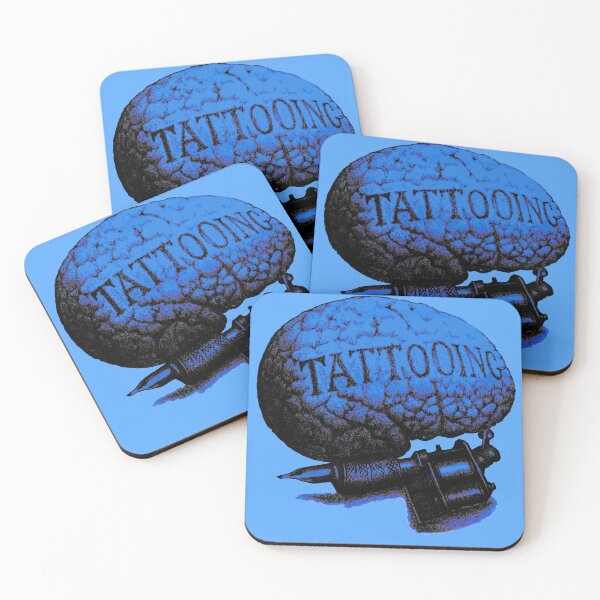 Item preview, Tattooing on the brain! Blue designed and sold by TheTattooGuy.