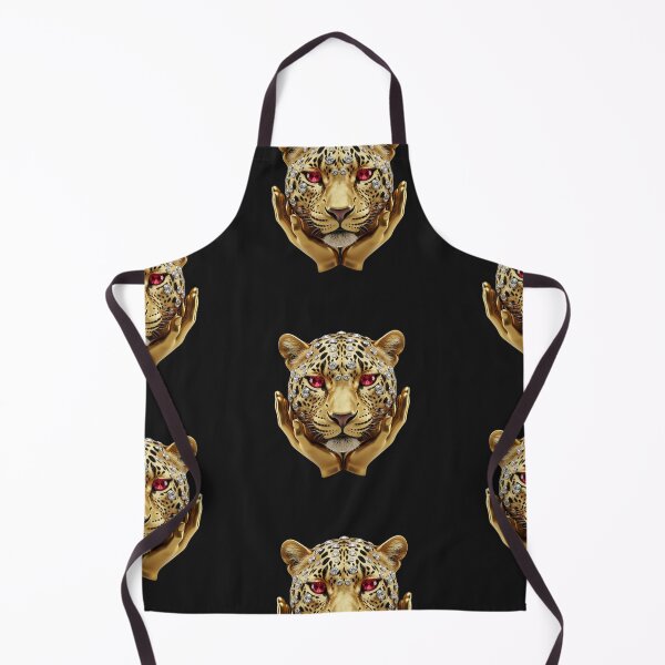 Item preview, Luxury Golden Leopard With Ruby Eyes And Silver Spots designed and sold by Kony83.