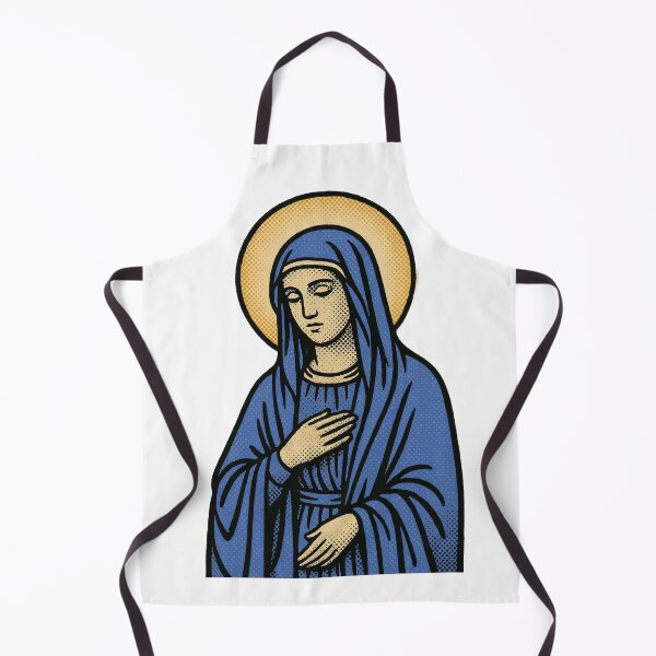Item preview, Holy Virgin Mary Icon Art designed and sold by weirdfishes123.