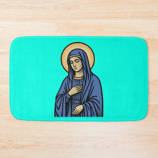Item preview, Holy Virgin Mary Icon Art designed and sold by weirdfishes123.