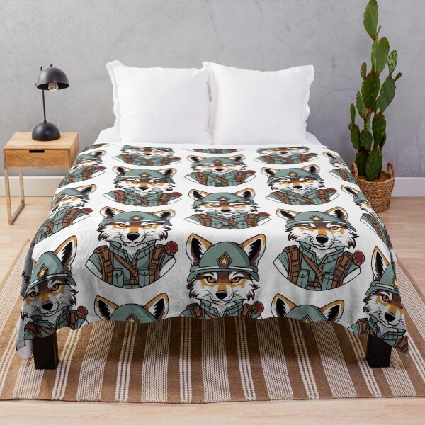 Item preview, Wolf General of the Army – Fierce Military Wolf Design designed and sold by Phoenix Art Studio.