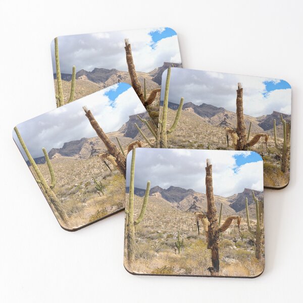 Item preview, Dead Cactus Alive Cacti And Catalina Mountains  designed and sold by simonjayphotos.