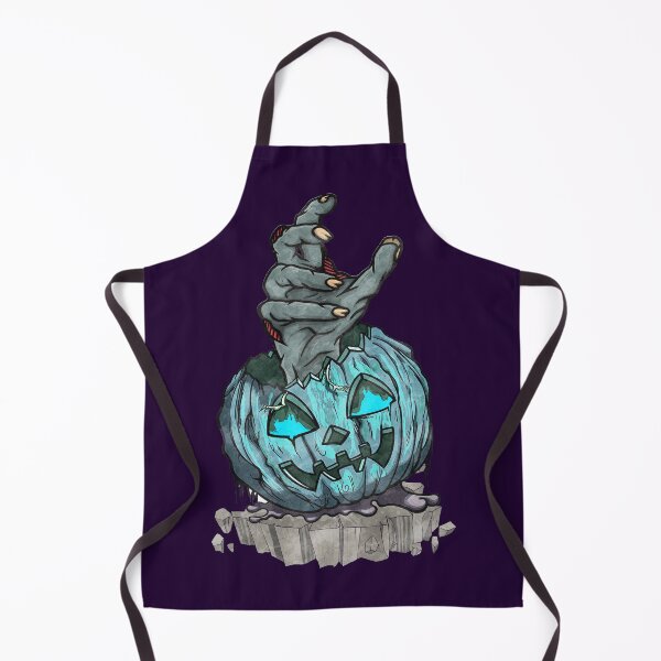 Item preview, Scary Zombie Halloween Pumpkin Design designed and sold by petpuppymania.