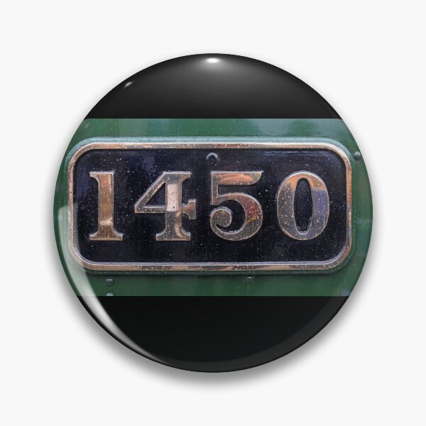 Item preview, GWR tank loco 1450 number plate designed and sold by Random Railways.