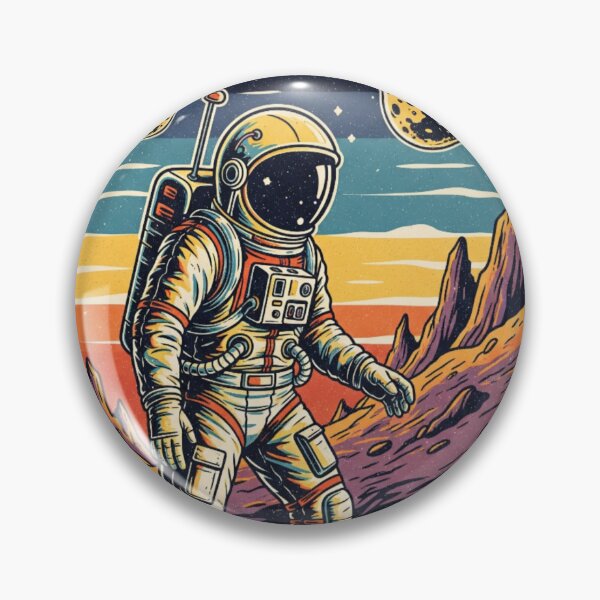 Item preview, Retro Astronaut Space designed and sold by CyberdogStudios.