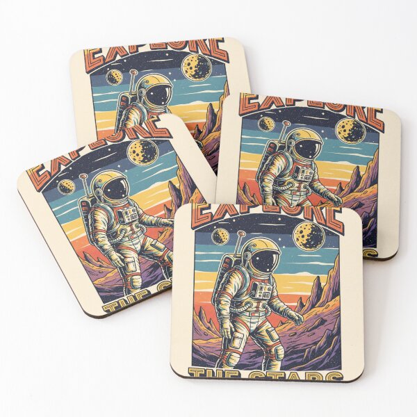 Item preview, Retro Astronaut Space designed and sold by CyberdogStudios.
