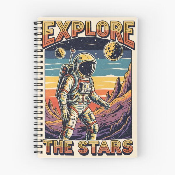 Item preview, Retro Astronaut Space designed and sold by CyberdogStudios.