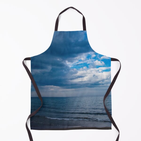 Item preview, Clouds fighting the blue sky over the water designed and sold by KillNFuel.