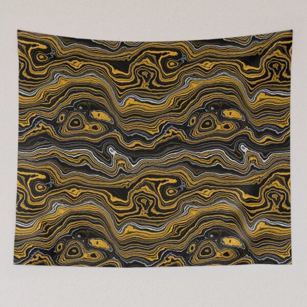 Item preview, Pittsburg football colors abstract design designed and sold by GaHummingbird.