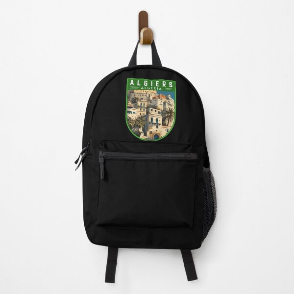 Item preview, Algiers in Algeria, Vintage Travel Art Badge designed and sold by MaateoDesign.