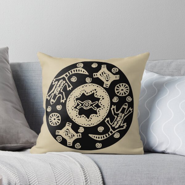 Item preview, African Tribal Mandala – Black and White Ethnic Art designed and sold by lalatrash.