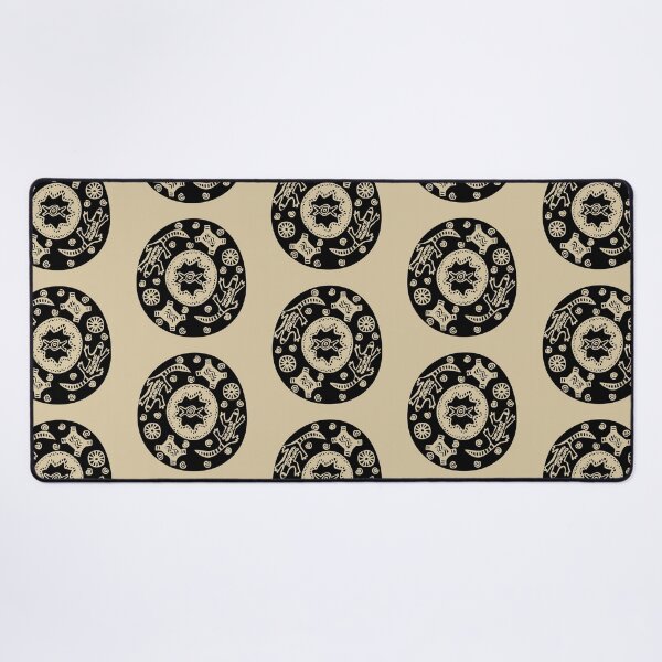 Item preview, African Tribal Mandala – Black and White Ethnic Art designed and sold by lalatrash.