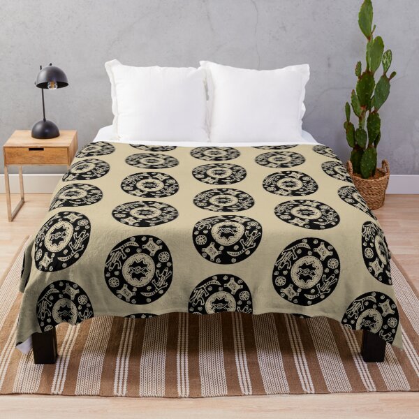 Item preview, African Tribal Mandala – Black and White Ethnic Art designed and sold by lalatrash.