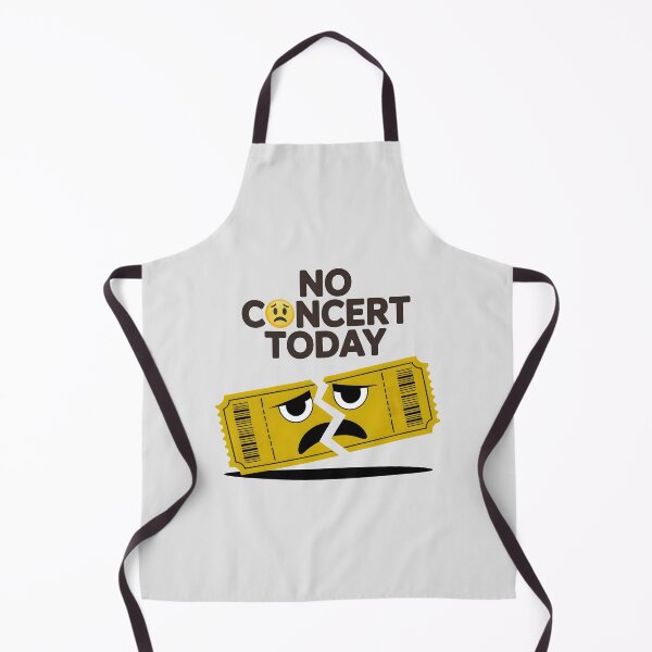 Item preview, No Concert Today – Minimalist Broken Ticket Design designed and sold by RosCraft.