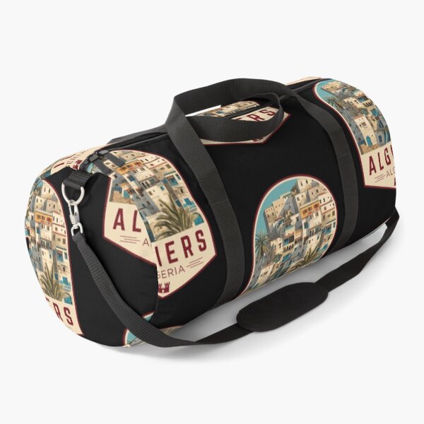 Item preview, Algiers in Algeria, Vintage Travel Art Badge designed and sold by MaateoDesign.