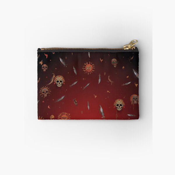 Item preview, Crimson Faith — Aztec Ritual Pattern designed and sold by kabucino.