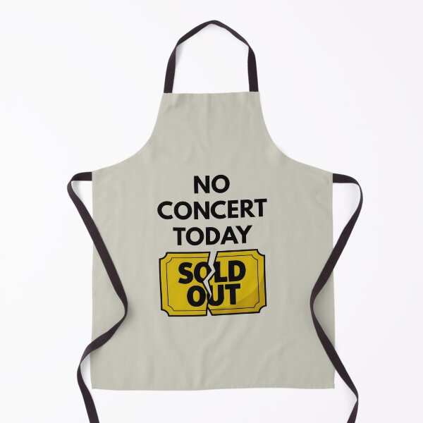 Item preview, No Concert Today – Minimalist Broken Ticket Design designed and sold by RosCraft.