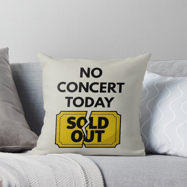 Item preview, No Concert Today – Minimalist Broken Ticket Design designed and sold by RosCraft.