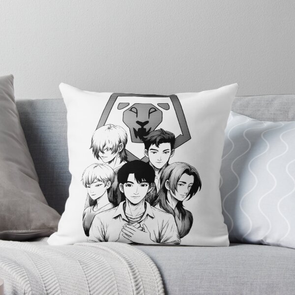 Item preview, Cute Saja Boys illustration with logo (black and white ver) designed and sold by Moonshroomarts.