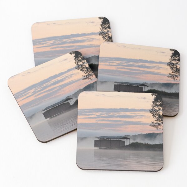 Item preview, Misty Morning on the Lake designed and sold by NoRagetsArt.