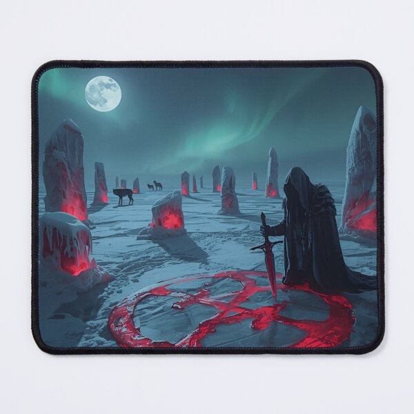 Item preview, Blood Beneath the Ice — The Rune Sacrifice designed and sold by kabucino.