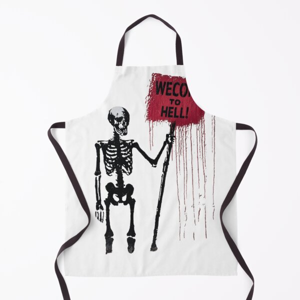 Item preview, Welcome to hell skeleton grafitti designed and sold by MendaciousMina.