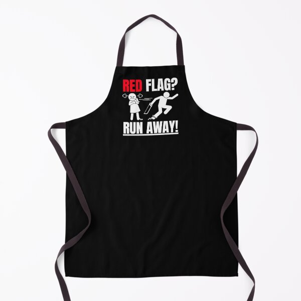 Item preview, Red flag? run away! designed and sold by BloodyTeapot.