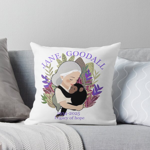 Item preview, Jane Goodall Tribute Wildlife Conservation Tee Animal designed and sold by gear-posters.