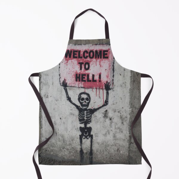 Item preview, Welcome to hell skeleton grafitti designed and sold by MendaciousMina.