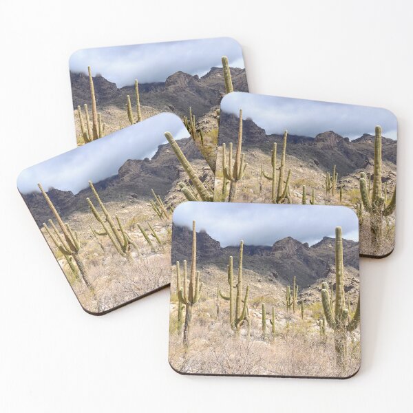 Item preview, Saguaro Cacti And Beautiful Catalina Mountain designed and sold by simonjayphotos.
