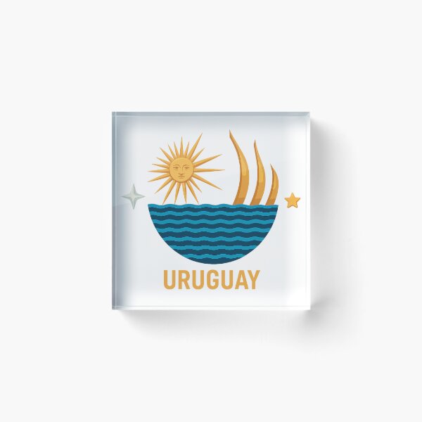 Item preview, Uruguay National Symbol Inspired Design – Sun and Waves designed and sold by CapyToon.