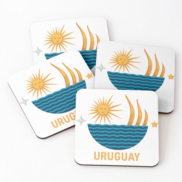 Item preview, Uruguay National Symbol Inspired Design – Sun and Waves designed and sold by CapyToon.