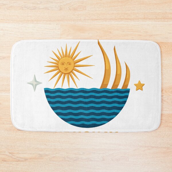 Item preview, Uruguay National Symbol Inspired Design – Sun and Waves designed and sold by CapyToon.